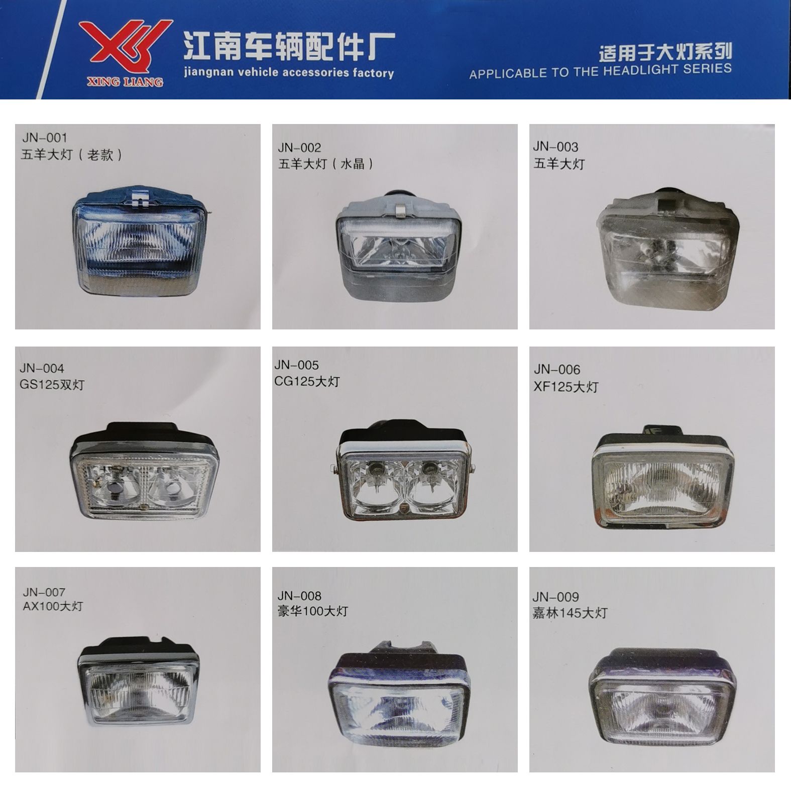 Motorcycle headlights